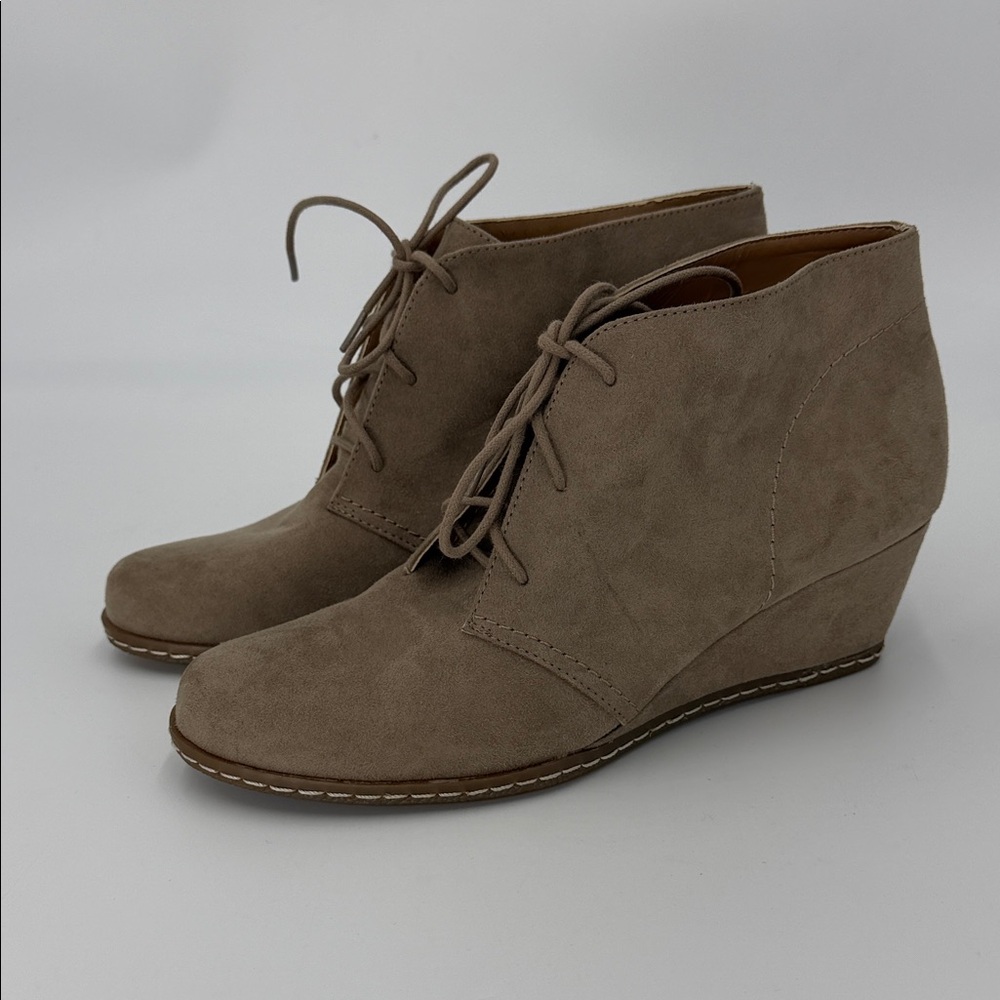 Franco Sarto Archen Women's Tan Suede Ankle Boots